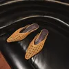 New Summer Fashion Mueller Slippers Woman Low Heel Soft Bottom Casual Shoes Breathable Mesh Shoes