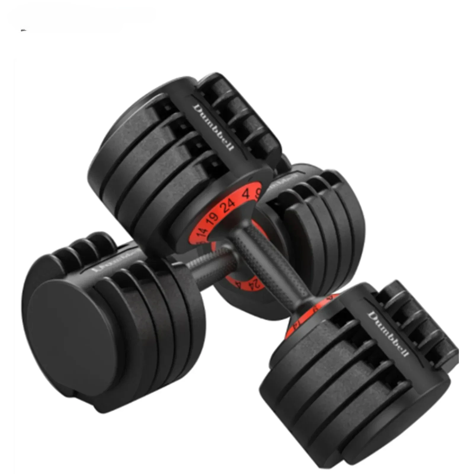 SIHAO Verstellbares Hantel-Set, 24 kg/40 kg (52,5 lbs/90 lbs), Armmuskulatur, Schnellwechsel-Gewichtssystem für Heim-Fitnessstudio und Krafttraining