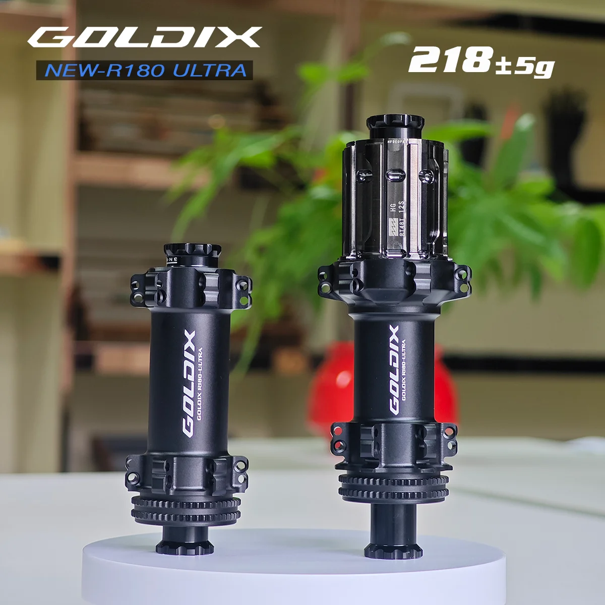 GOLDIX R180 Ultra ROAD Hub Torque Cover Ultraleichte 215 g Center Lock Scheibenbremse Straight Pull 24 Löcher Ratsche für Shimano SRAM Image