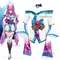 Anime Game League Of Legends LOL Cosplay Ahri Costume Spirit Blossom Dress Lolita Wigs Earwear Cos