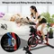 Bigzzia Cyclette Home Ergometro Cyclette con resistenza regolabile Display LCD per bicicletta da