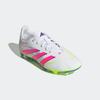 Fußballschuh ADIDAS PERFORMANCE "PREDATOR CLUB KIDS FG/MG", Gr. 36, cloud weiß, lucid pink, lucid lemon, Synthetik, sportlich, Schuhe, für Rasenplätze