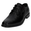 Schnürschuh BUGATTI, Herren, Gr. 45, schwarz, Leder, elegant, Schuhe, Businesschuh, Abendschuh, Festtagsschuh mit seitlichem Logoemblem