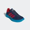 Hallenschuh ADIDAS PERFORMANCE, Gr. 46, team navy blau, team colleg rot, silber metallic, Leder, Synthetik, sportlich, Schuhe