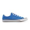Sneaker CONVERSE "CHUCK TAYLOR ALL STAR DAINTY LUCKY", Gr. 39, open sky, weiß, schwarz, Leder, sportlich, Schuhe