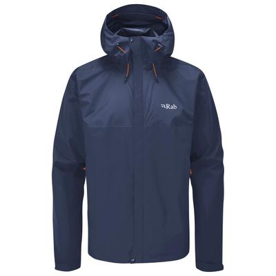 Rab - Downpour Eco Jacket - Regenjacke Gr XL blau Image