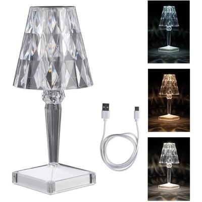 Ideen mit LED-Tischlampe in Herzform mit Kristalleffekt Diamant Moderne Nachttischlampe Dekorativ Image