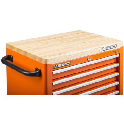 Holz-Arbeitsplatte für Werkstattwagen, 40 mm x 500 mm x 1012 mm - Bahco Image