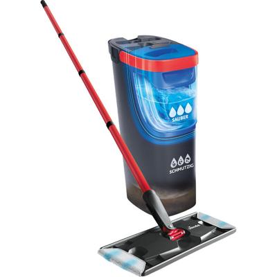 Vileda - Bodenwischer Reinigungsset H2PRO Flat Mop mit Stiel Image