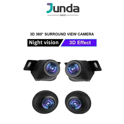 Junda navi 1080p 3d 360-Grad-Kamera Park-Surround-View-System fahren mit Vogel ansicht Panoramas ystem 4 Auto-Recorder-Kamera