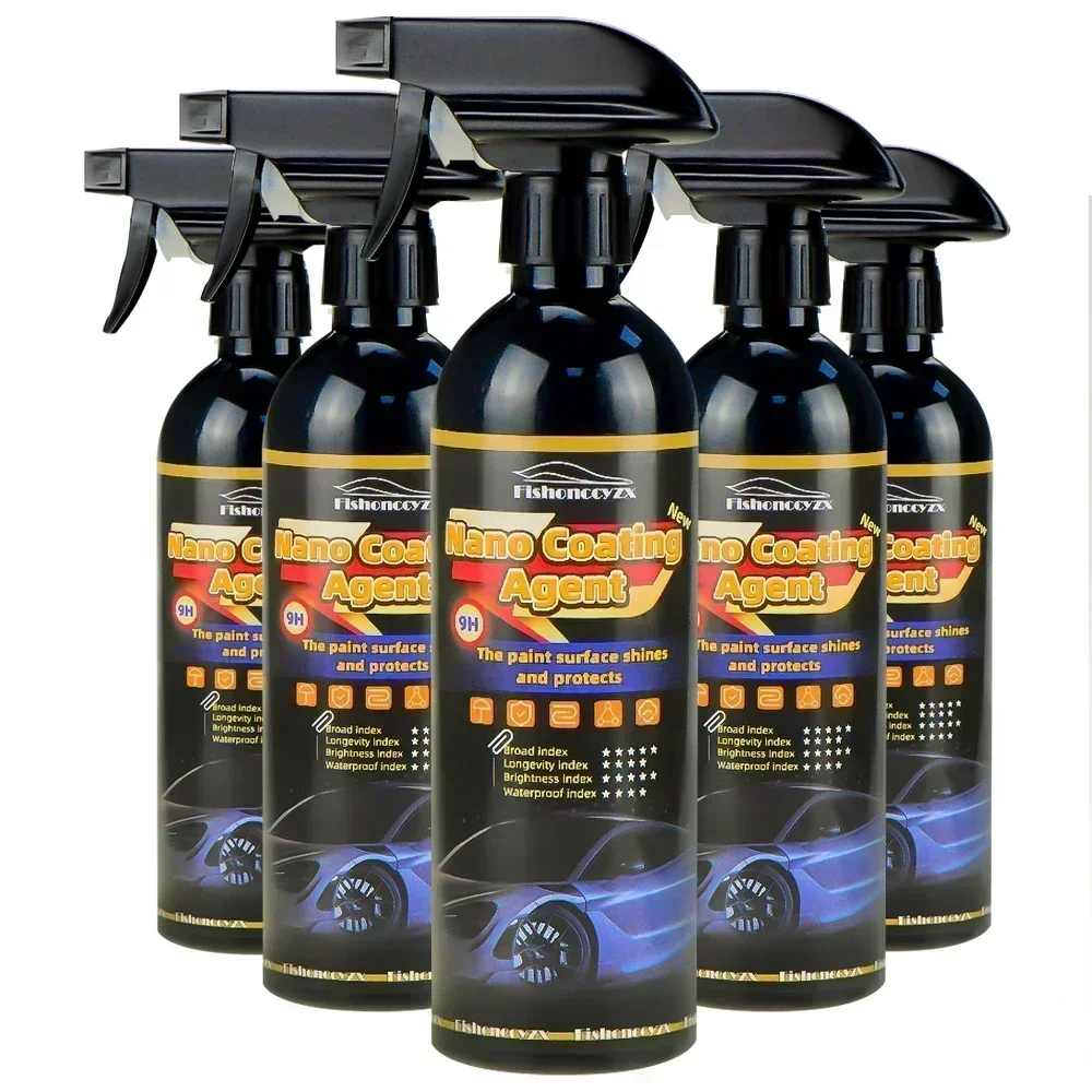 Keramik Auto beschichtung 1000ml 9h Nano Flüssig glas plattiert Kristall hydrophob wasserdicht Polier farbe Härte Auto politur Wachs Image