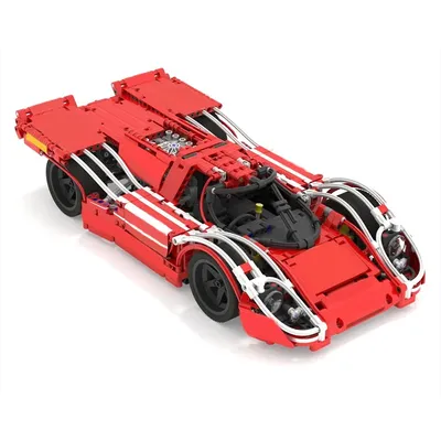 1895PCS pädagogische Bausteine Spielzeug Geschwindigkeit Champion MOC Porsche 917K Nr. 23 kreatives Image