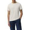 T-Shirt S.OLIVER, Herren, Gr. XL, weiß (sanftes weiß), Obermaterial: 70% Baumwolle, 30% Leinen, unifarben, casual, regular fit taillenbedeckt, Rundhals, Kurzarm gerader Abschluss, Shirts, mit Leinenanteil