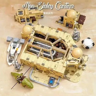 New Mos Eisley Bistro Cantinaed 3187 De Opkomst Van Skywalker Bouwstenen Toy Kindergeschenk, 75290 Image
