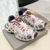 Neue Marke Paar Sport Schuhe Multi-strap Marke Designer Dicken sohlen Casual Unisex Schuhe Retro Alle-spiel Mesh frühling Lila Schuh
