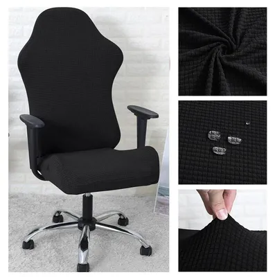 Ergonomic Gaming Chair Covers Elastic Polyester Chair Slipcovers for Reclining Racing Office Computer Gaming Chair