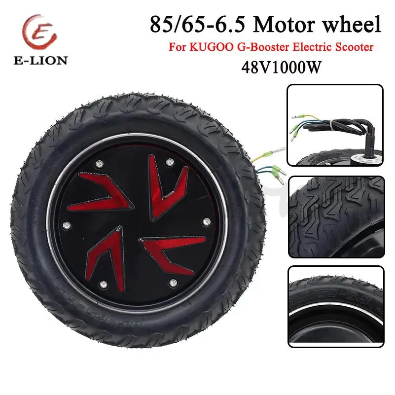 Hochwertiger 48V 1200W Nabenmotor für KUGOO G-Booster Honghao S12 Vorderrad 85/65-6,5 Vakuumreifen modifiziertes Zubehör Image