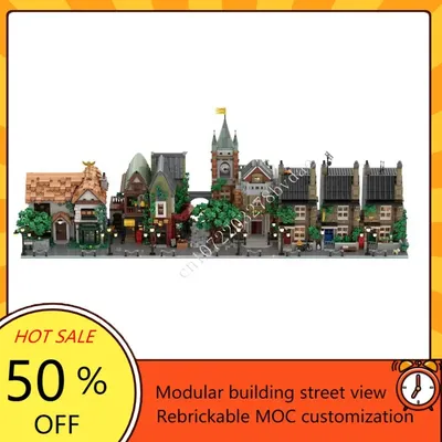 12464PCS Britischen Modulare Sammlung Modulare MOC Kreative street view Modell Bausteine Architektur Image