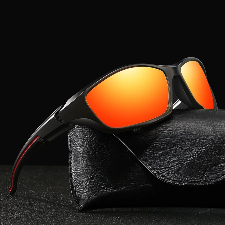 Modische Vintage-Sonnenbrille für Autofahren und Angeln, für Männer und Frauen, zum Laufen, Radfahren, Bergsteigen, Sport-Sonnenbrille mit Blendschutz ﻿ Brillen Image