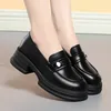 Britischen Stil Kleine Leder Schuhe Frauen Im Frühling Herbst Neue Stil frauen Schuhe Dicke Sohle
