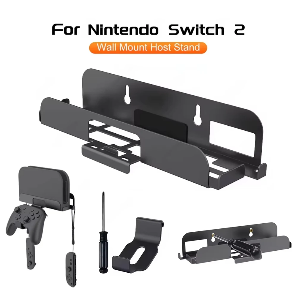 Wandhalterung Ständer Halterung für Switch 2-Konsole Joystick Controller Haken Lagerregal Basis für Switch OLED Gamepad Zubehör Image