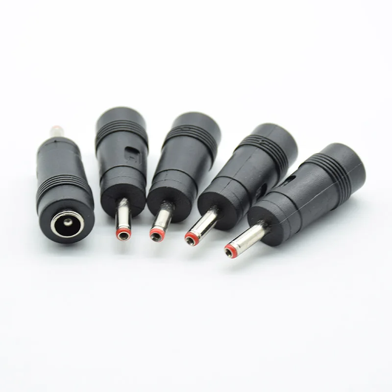 5 teile/los 5,5x2,1mm buchse auf 3,5x1,35mm männlichen DC Power Stecker Laptop 5,5*2,1 auf 3,5*1,35 Adapter Image
