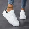 MAEDEF Damenschuhe, weiß, lässig, vulkanisierte Schuhe, leicht, bequem, rutschfest, Sportschuhe für