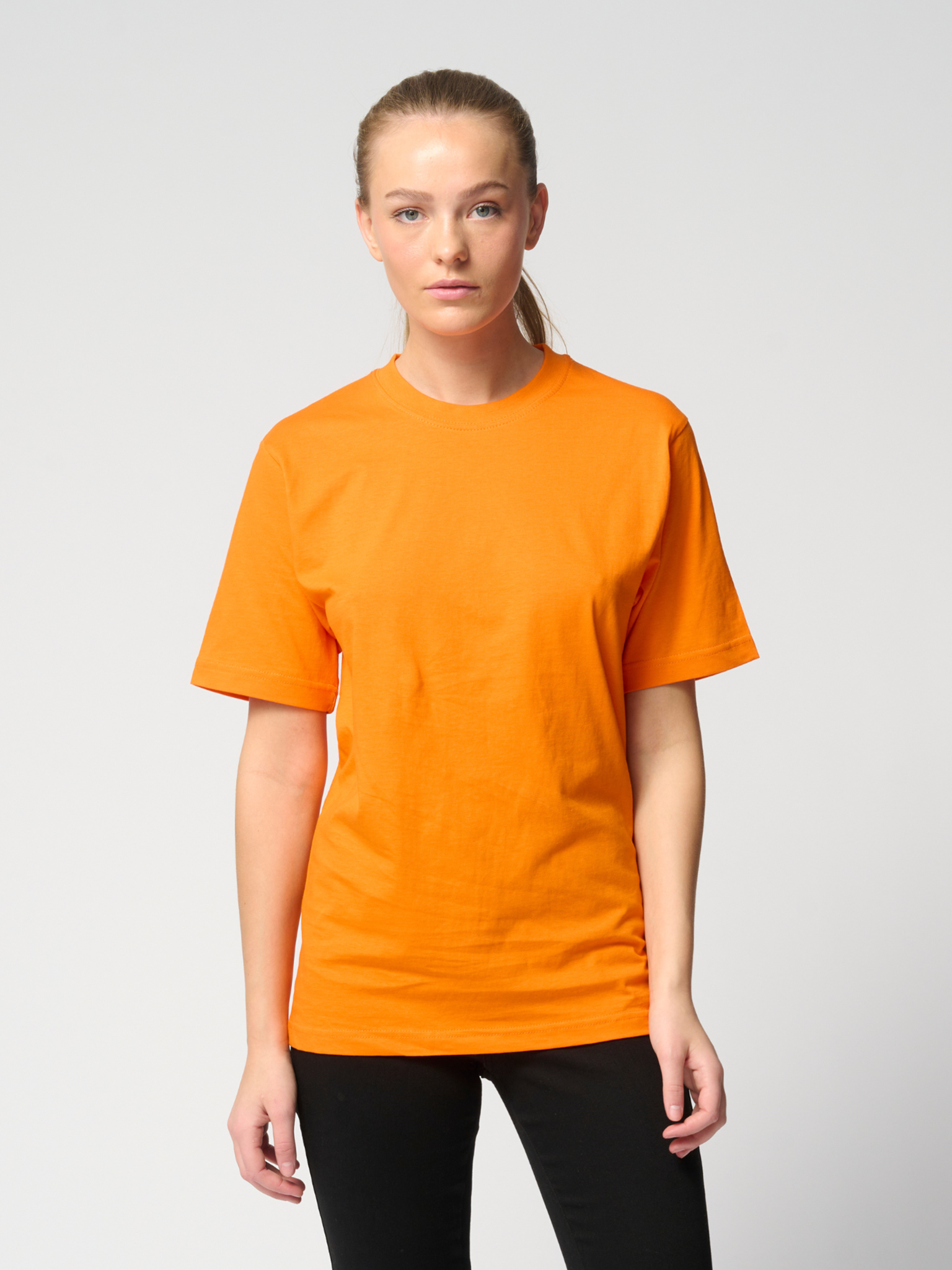 Übergroßes T-Shirt – Orange Image