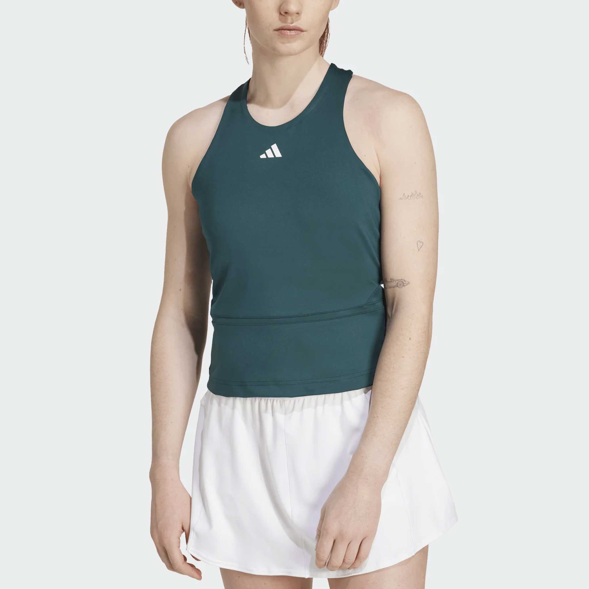 adidas Y-Tank Midi 2025 Women's Tennis Apparel Aurora Ivy