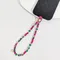 Bead Chain Beaded Mobile Phone Chain Hanging Cord Wrist Strap Mobile Phone Lanyard Pitaya Color Phone Pendant Mobile Phone Strap