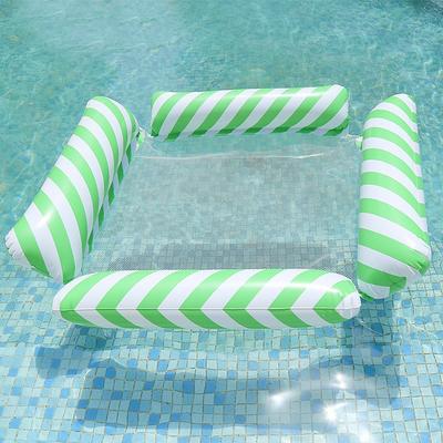 1 Pack Hammock Pool Floats Adults Multi-Purpose Inflatable Pool Floats PVC Water Hammock Lounge Floaties