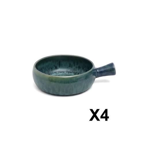 Set de 4 casseroles en céramique