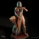 1/24 Kit modello di stampa 3d Nsfw Belle Warrior Figura in resina Kit modello FAI DA TE In miniatura Riduzione Statua Kit non verniciato Giocattoli