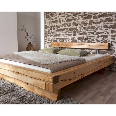 3S Frankenmöbel »Bella Notte IV« Massivholz Bett – erhältlich in Wildeiche und in Größen von 140x200 bis 200x200 cm Image