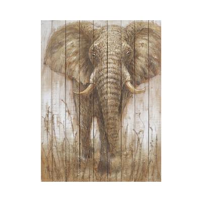 die Faktorei »Elefant III« Wandbild auf Holz Image