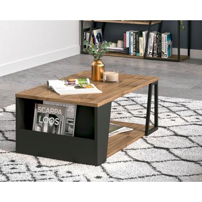 TemaHome »Albi« Couchtisch Schwarz mit Walnuss Image