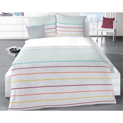 schlafgut »Pirono« Mako-Satin Bettwäsche 6529-873 silberkristall – in Größen von 135x200 bis 155x220 cm Image