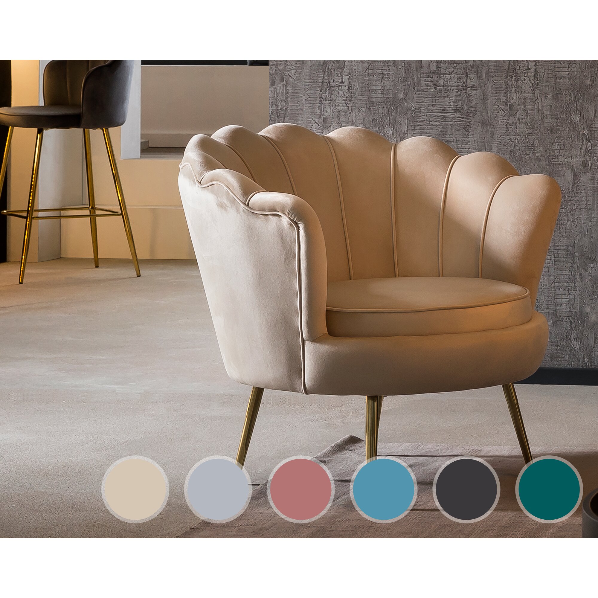 SalesFever »Arielle« Sessel beige