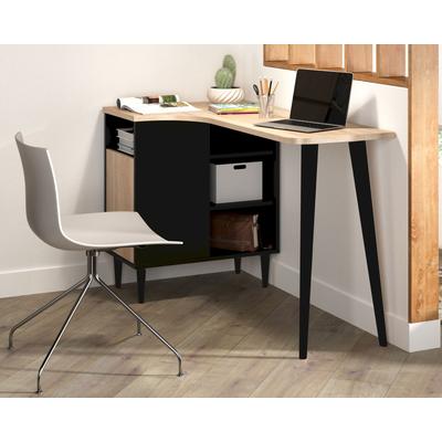 TemaHome »Nook« Schreibtisch Schwarz mit Eiche Image