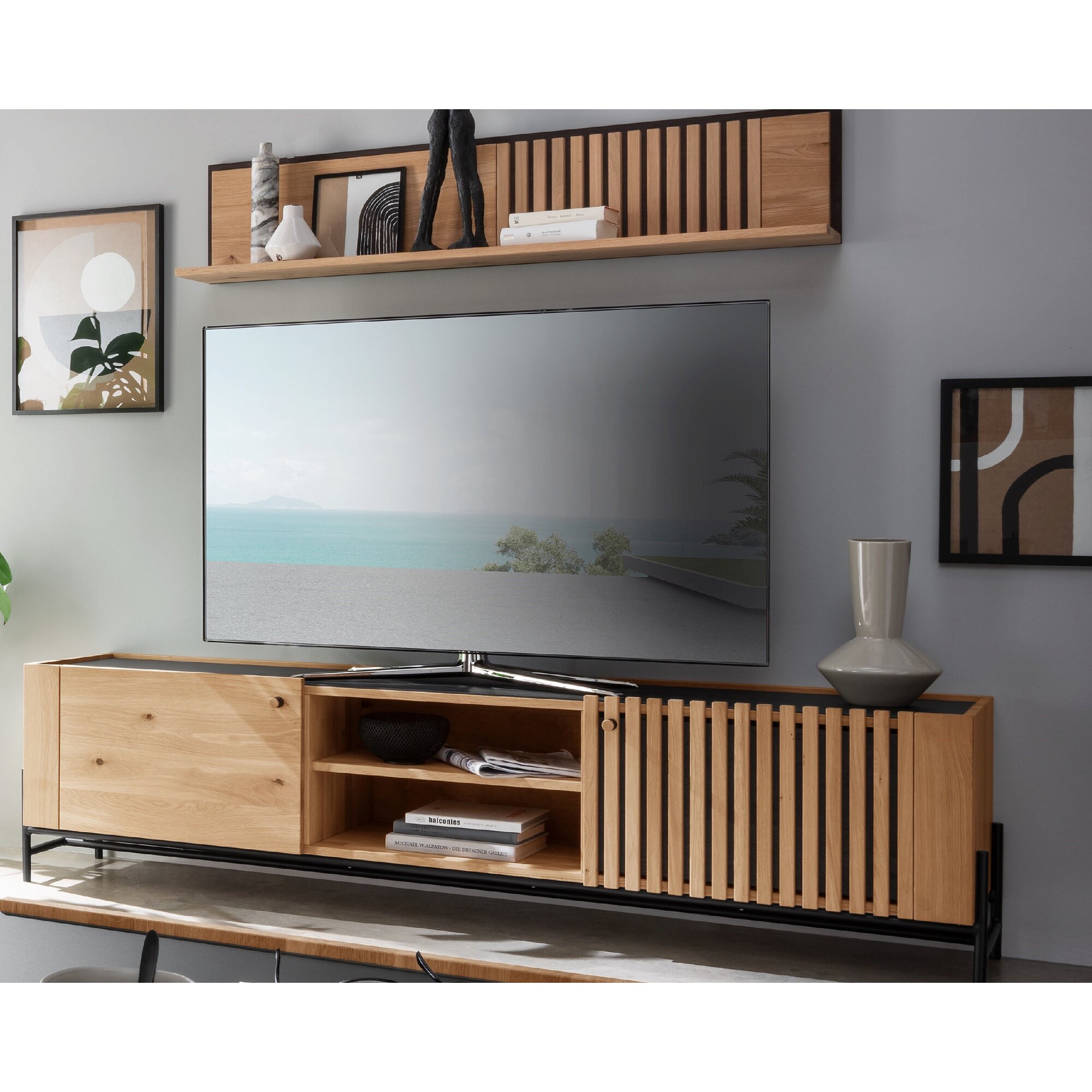 Massivholz »Ascona« Lowboard VI – erhältlich in 3 Ausführungen