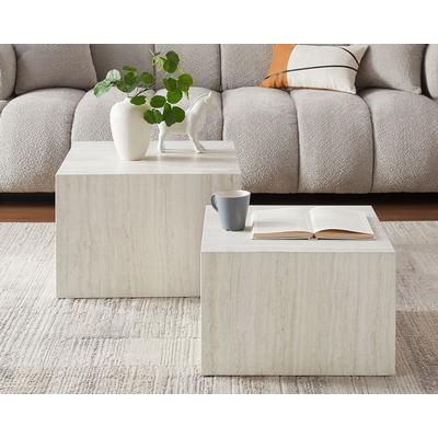 SalesFever »Harlow« Couchtisch 2er-Set Travertinoptik Image