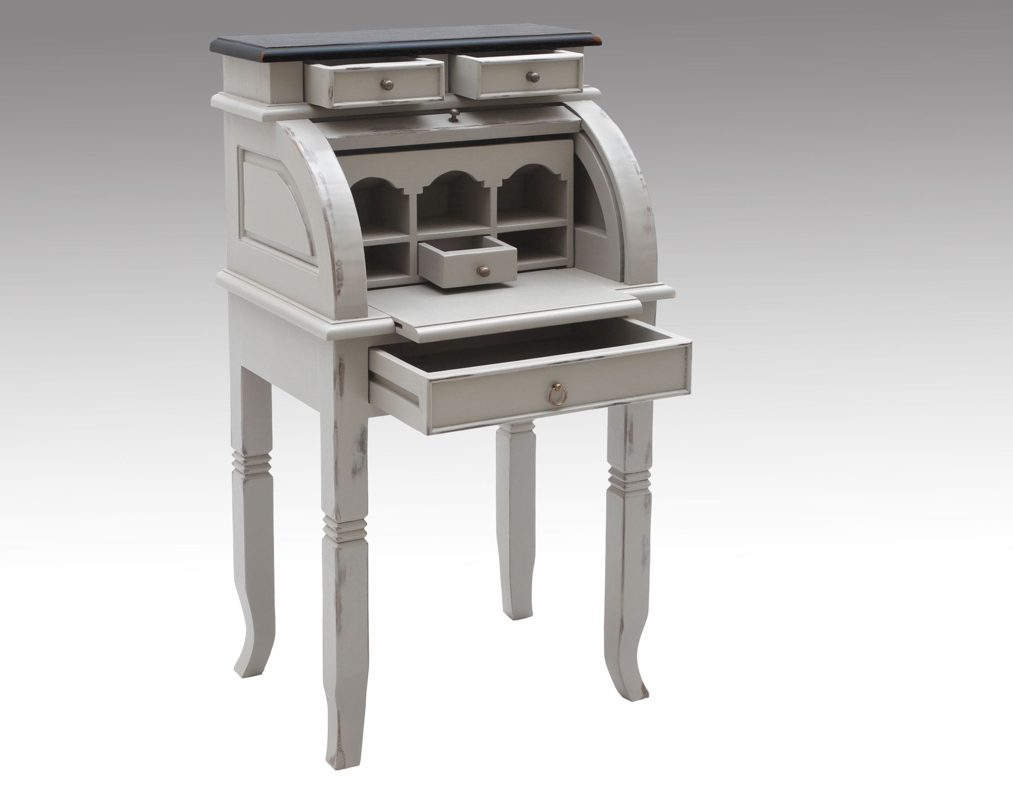 SIT SPA antik used look Akazie massiv Sekretär