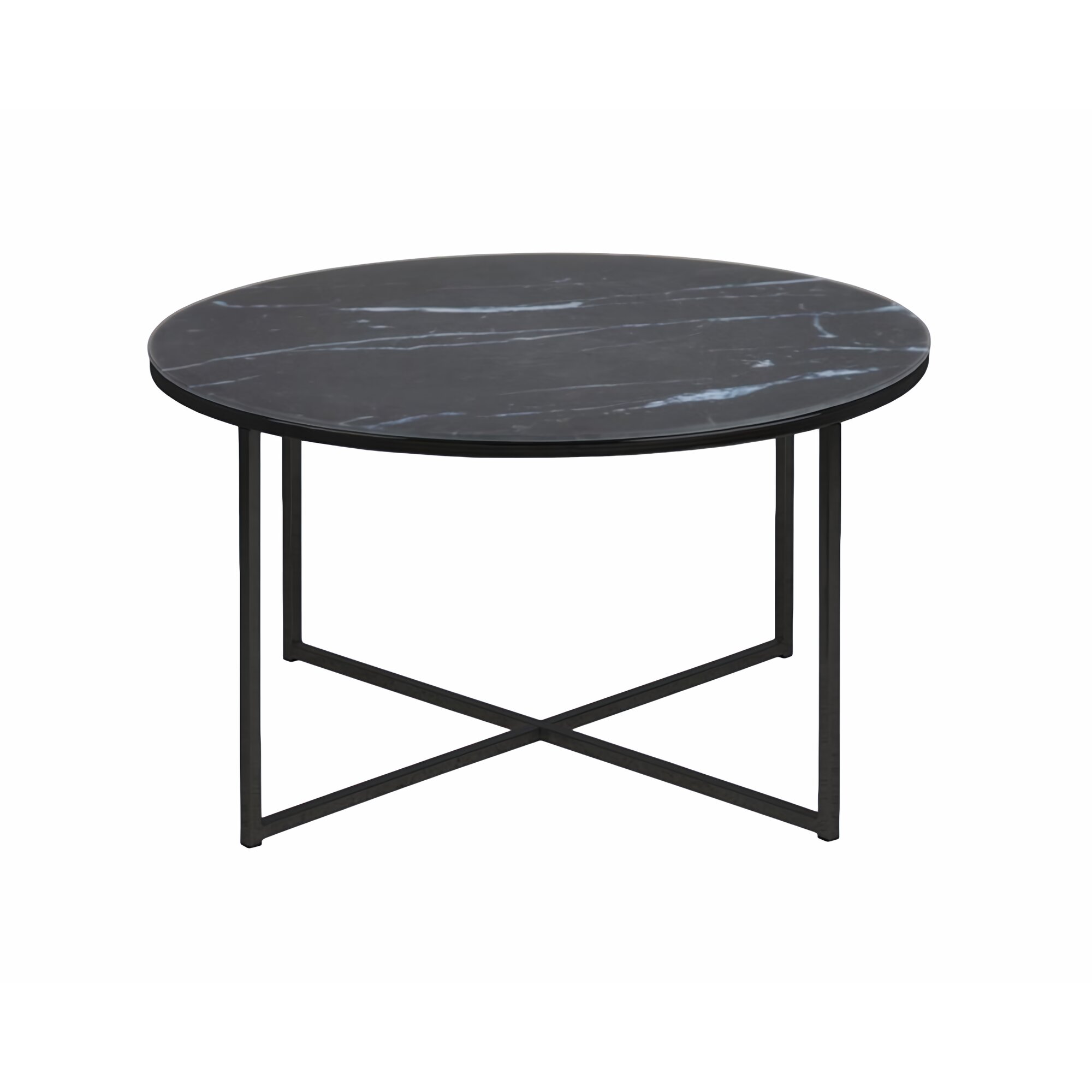 Actona »Alisma« Couchtisch rund schwarz