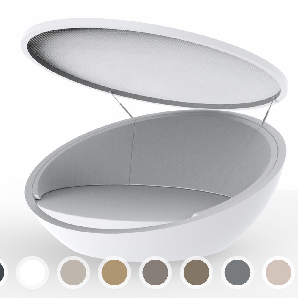 Vondom »ULM« Outdoor Daybed inkl. Sonnenblende – erhältlich in 18 Farben Image