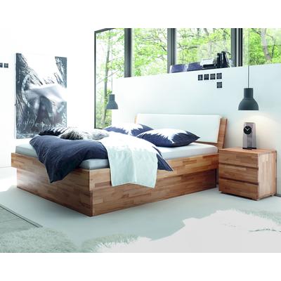Hasena Wood-Line Massivholzbett Premium Practico/Varus – erhältlich in verschiedenen Holzarten und in Größen von 100x200 bis 200x200 cm Image