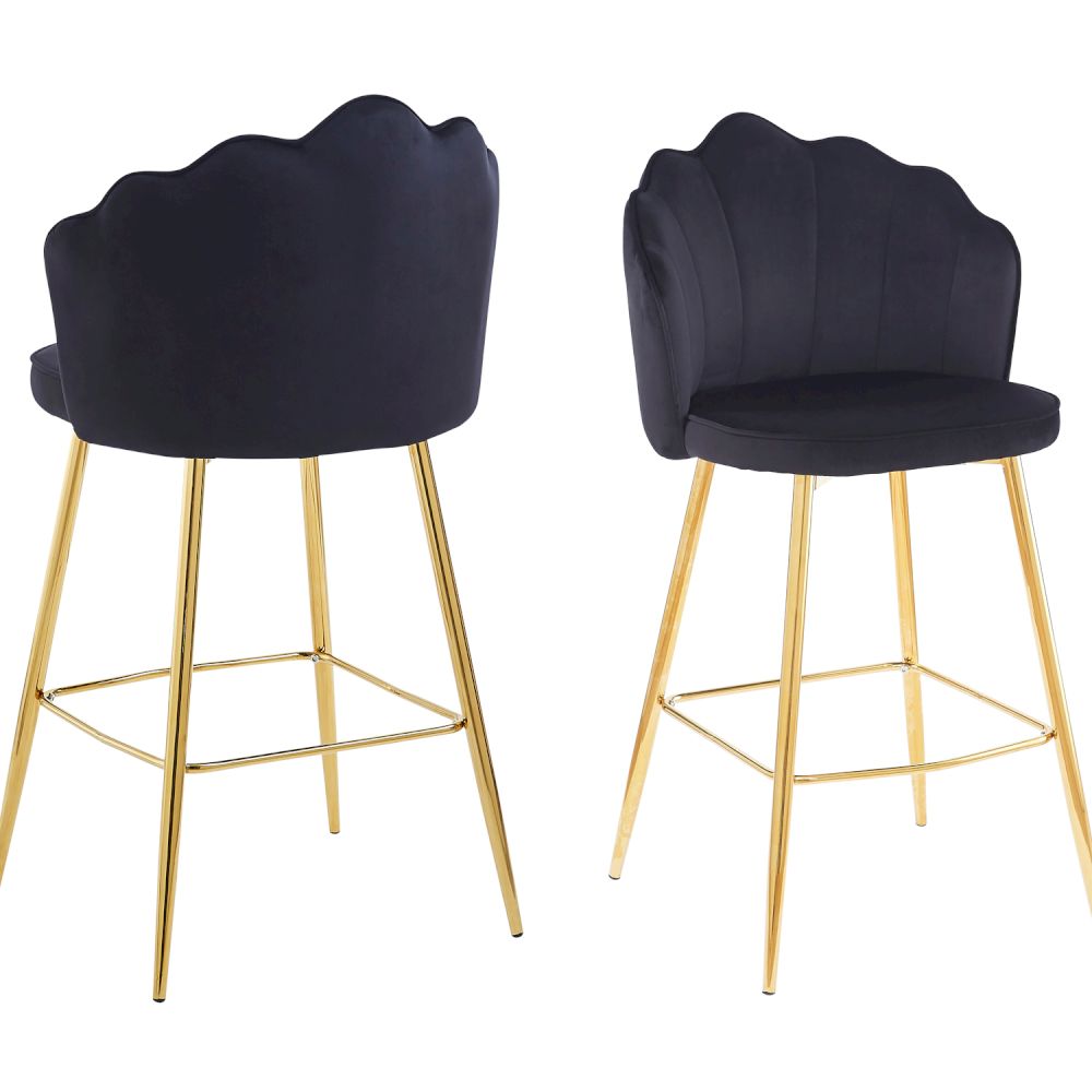 SalesFever »Arielle« Barhocker 2er-Set schwarz