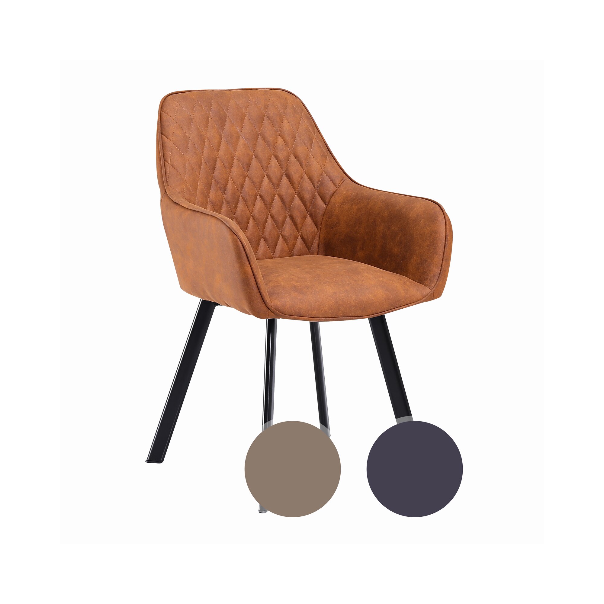 SalesFever »Columbus« Armlehnstuhl 2er-Set – erhältlich in 3 Farben