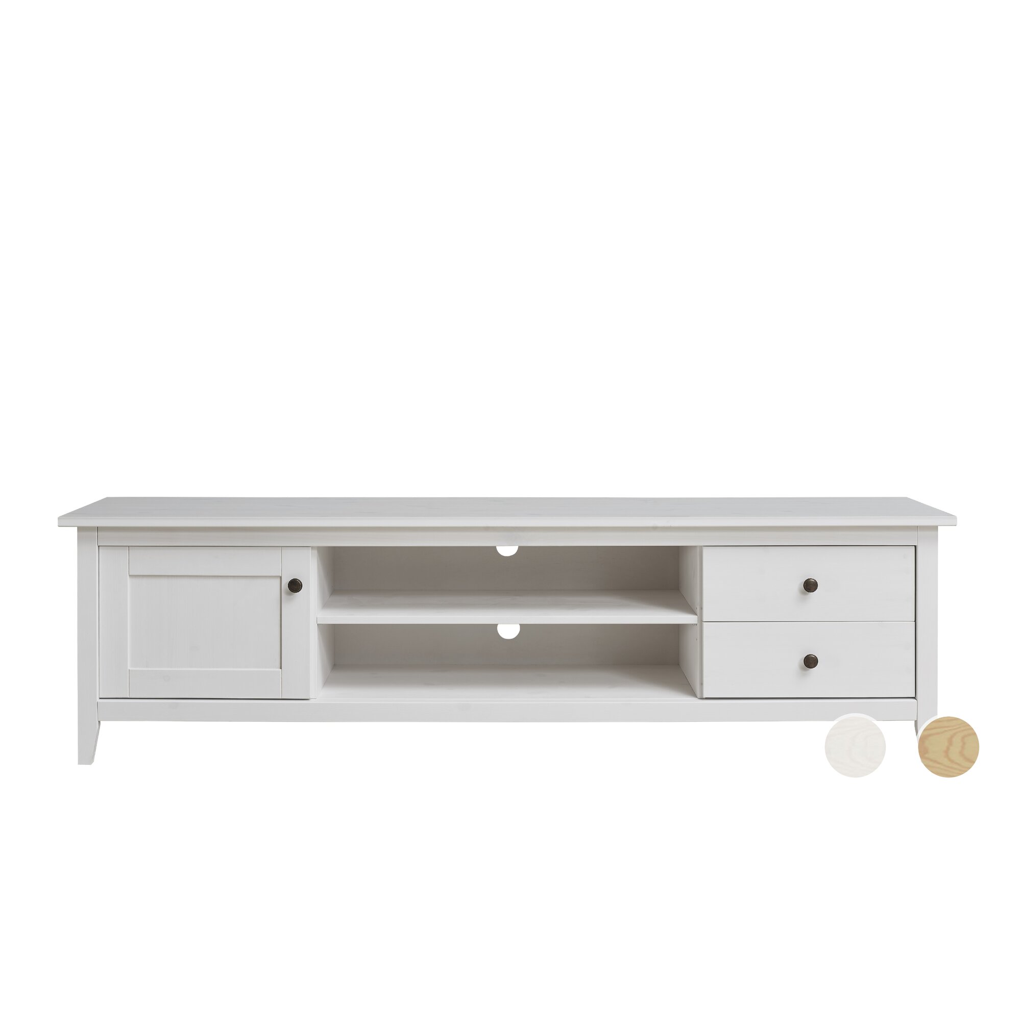 Massivholz »Solvita« TV Lowboard II – erhältlich in 2 Farben