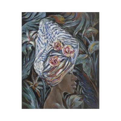 die Faktorei »Frau mit Turban II« Wandbild – erhältlich in Größe 120x150 cm Image