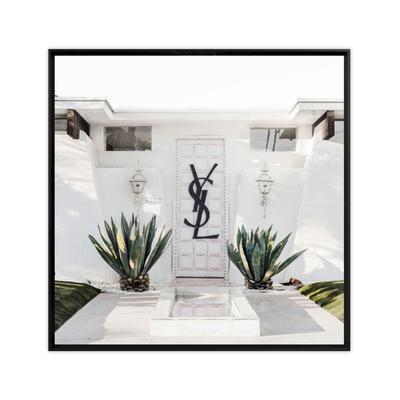 La Casa »Entrance door with Lable« Wandbild mit Strassapplikationen 80x80 cm Image